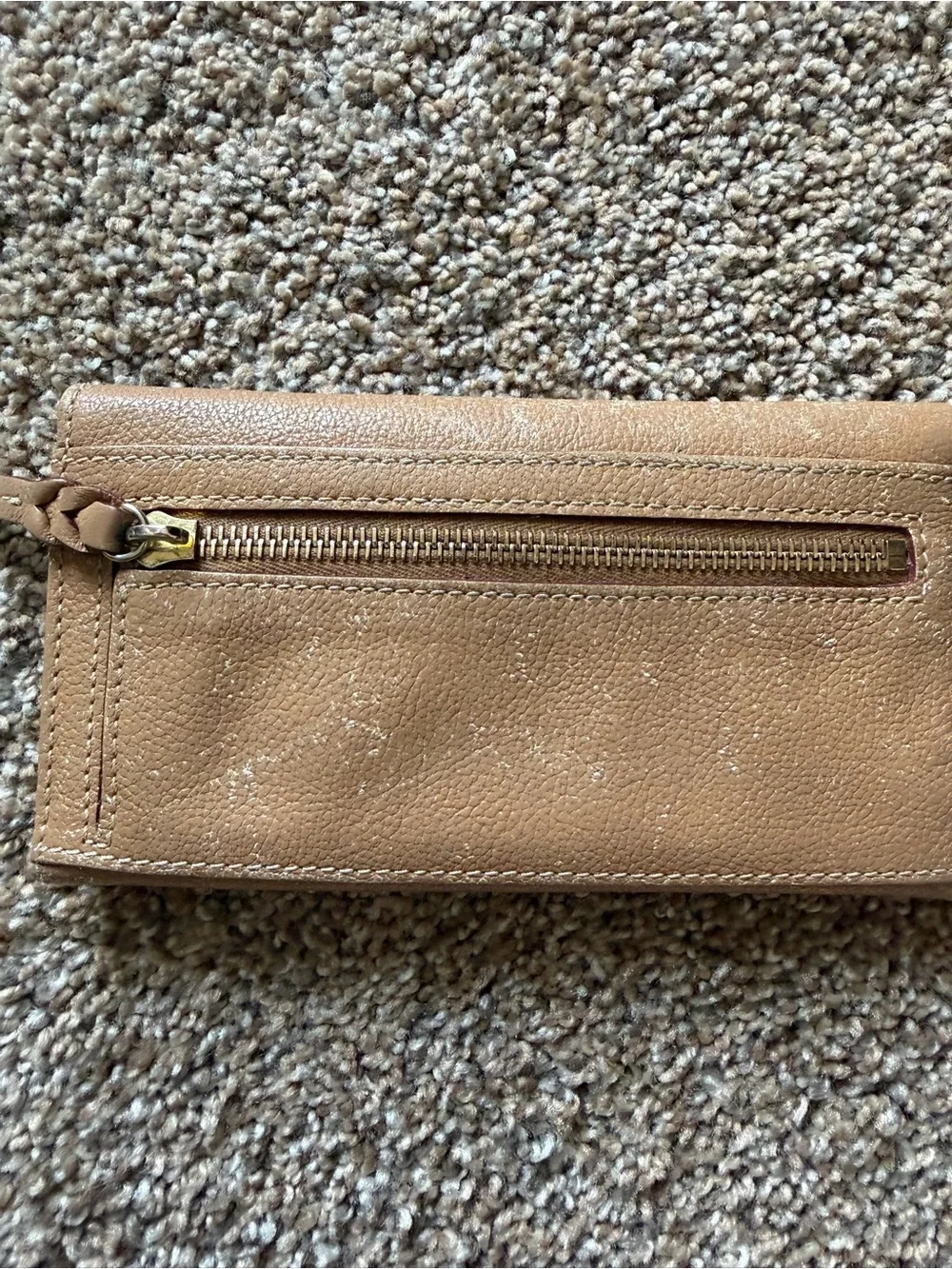 DOONEY & BOURKE Tan Pebble Leather Wallet
